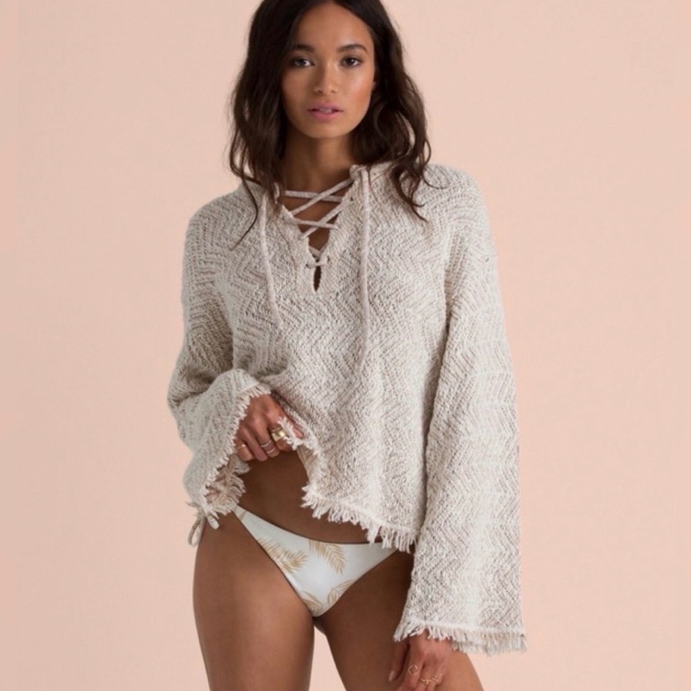 Billabong x Sincerely Jules Palms for Daze Lace up sweater